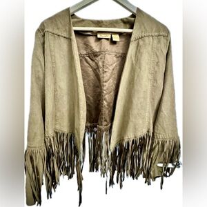 Wrangler fringed jacket